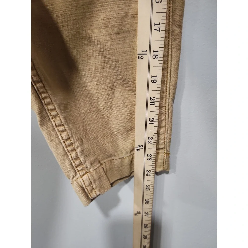 Madewell Cargo Pants Womens 27 Beige High Rise Pockets 100% Cotton Deep Pockets - Picture 5 of 14